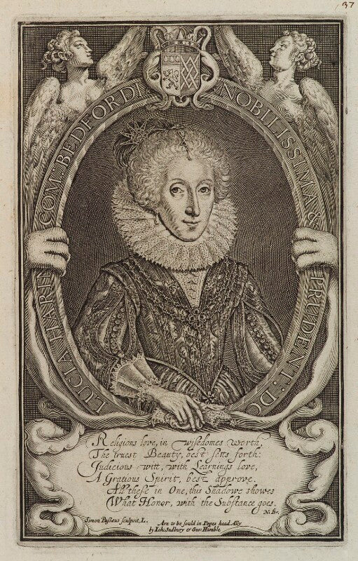Lucy russell (née harington), countess of bedford npg d20432