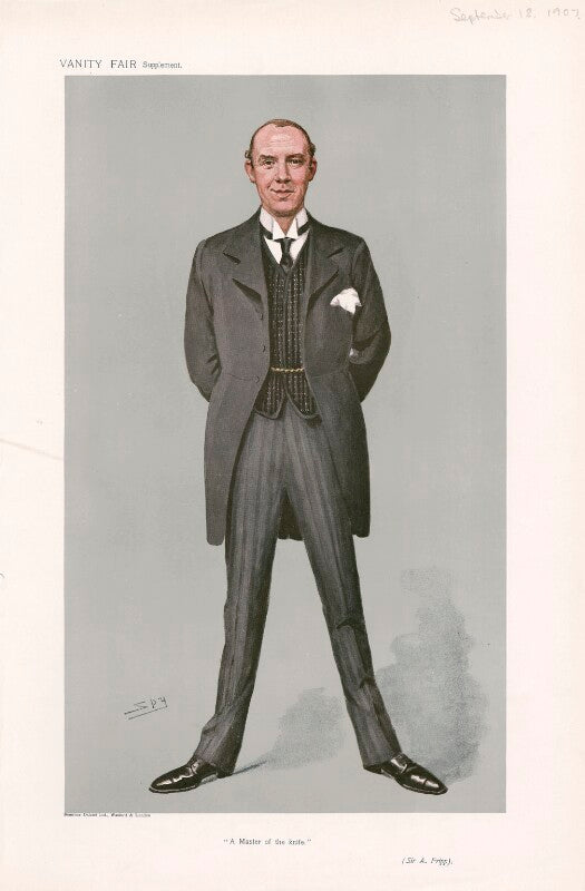 Sir alfred downing fripp ('men of the day. no. 1084. "a master of the knife."') npg d45398