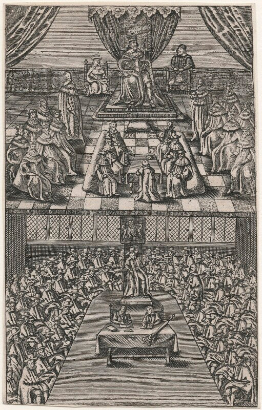 House of lords and house of commons during king charles i's reign, circa 1640 1642 npg d18316