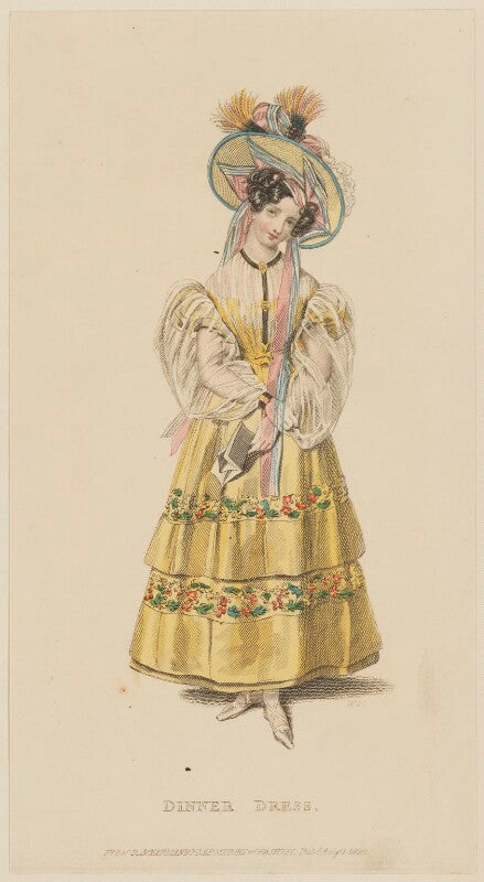 'dinner dress', august 1829 npg d47646