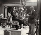 Jacob Epstein sculpting Elizabeth Keen NPG x135169