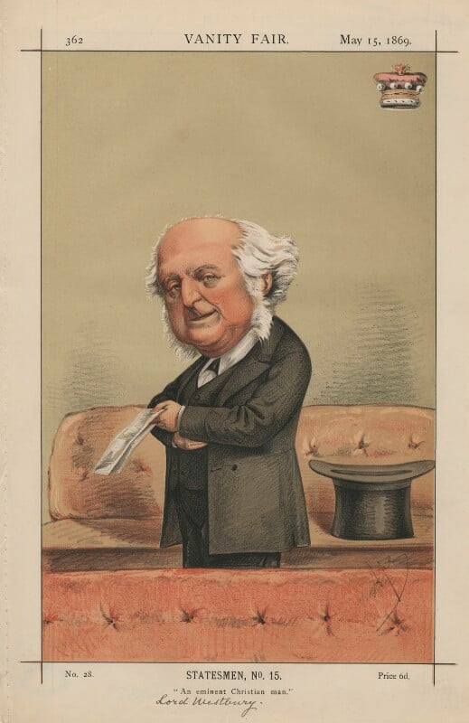 Richard bethell, 1st baron westbury npg d43379