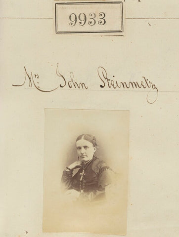 Ann Grace Steinmetz (née Barron) NPG Ax59651