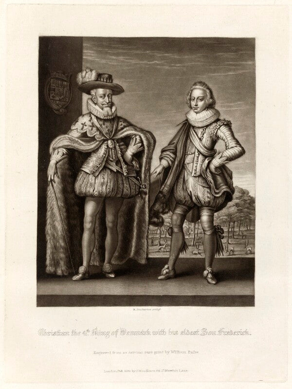 Christian iv, king of denmark and norway; frederick iii, king of denmark npg d34884