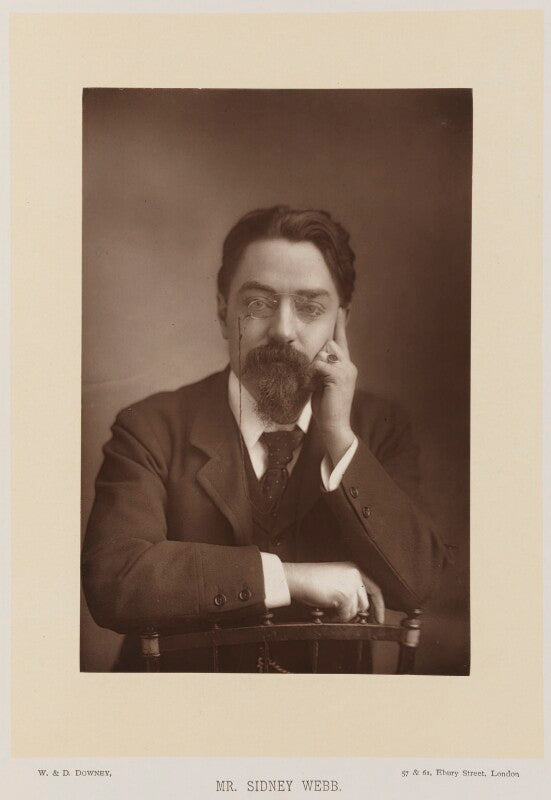 Sidney james webb, baron passfield npg ax16175