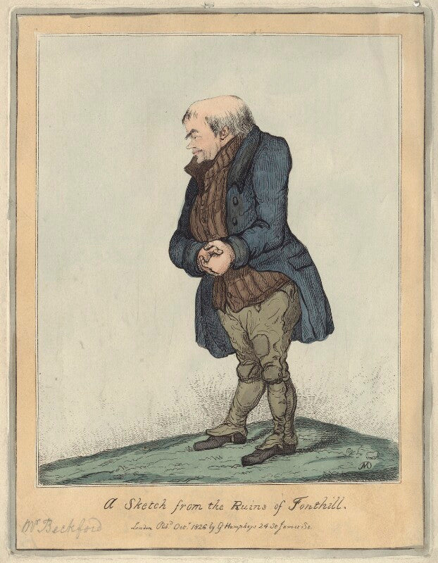 John farquhar ('a sketch from the ruins of fonthill') npg d40729
