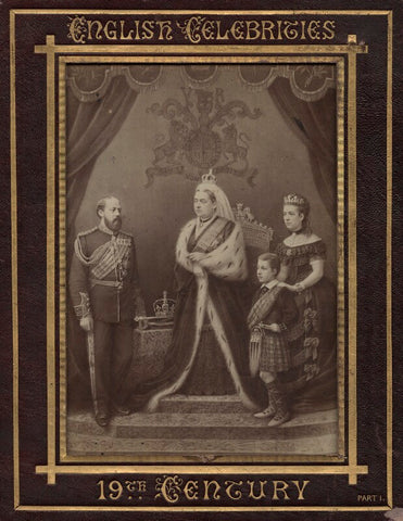 King Edward VII; Queen Victoria; Prince Albert Victor, Duke of Clarence and Avondale; Queen Alexandra NPG Ax132896