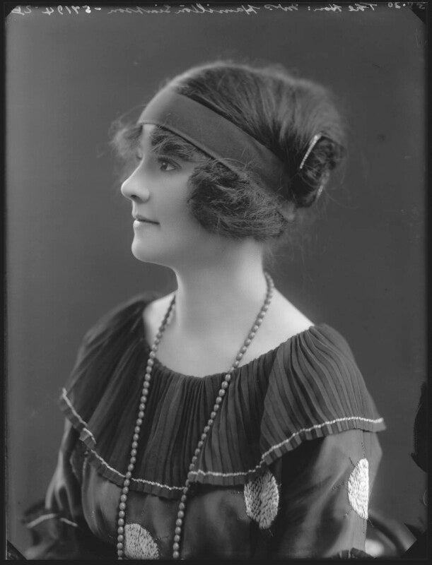 Hon. georgina violet hamilton simpson (née hamilton, later horsley carr) npg x37304