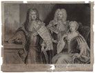 King George I; King George II; Caroline Wilhelmina of Brandenburg-Ansbach NPG D27409