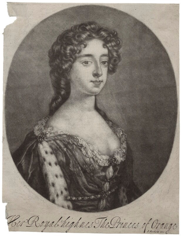 Queen mary ii when princess of orange npg d31072