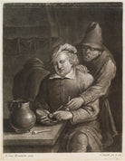 Two boors with pipes NPG D11769