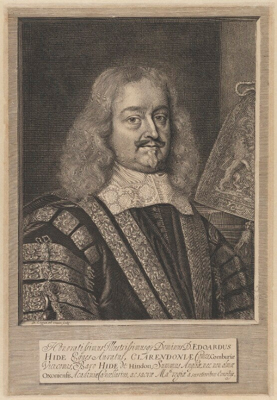 Edward hyde, 1st earl of clarendon npg 645