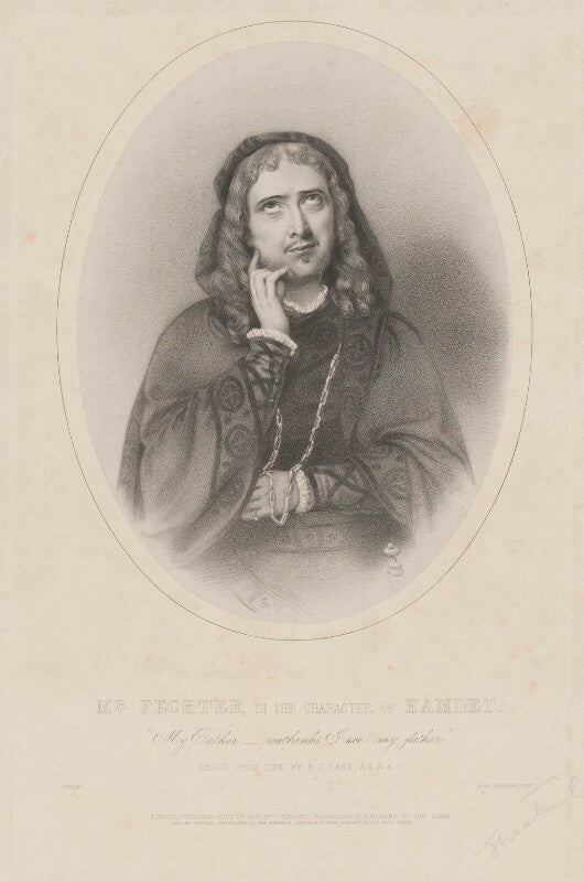 Charles albert fechter in the character of hamlet npg d36678