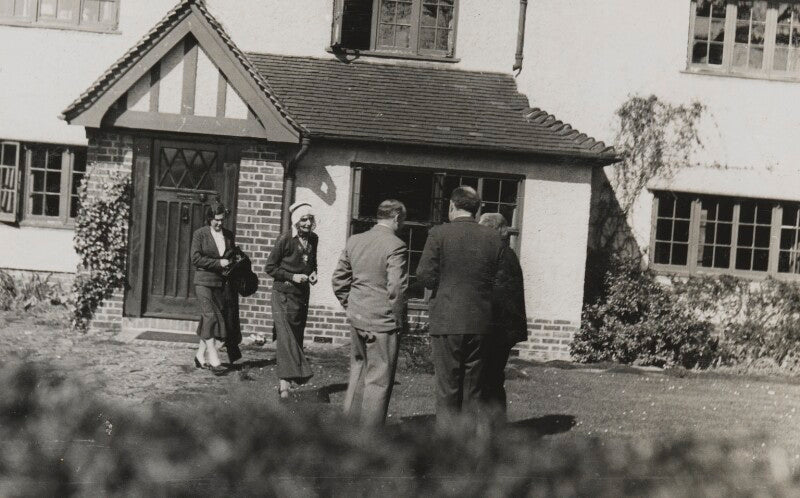 Sidney james webb, baron passfield; beatrice webb with three others npg p1292(45)