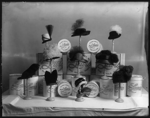 'Hats and boxes' (Maison Lewis) NPG x104199