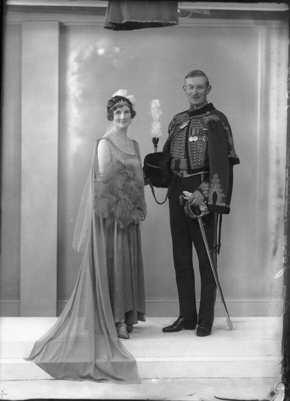 Adela emily (née wykeham), lady birchall; sir john dearman birchall npg x33904