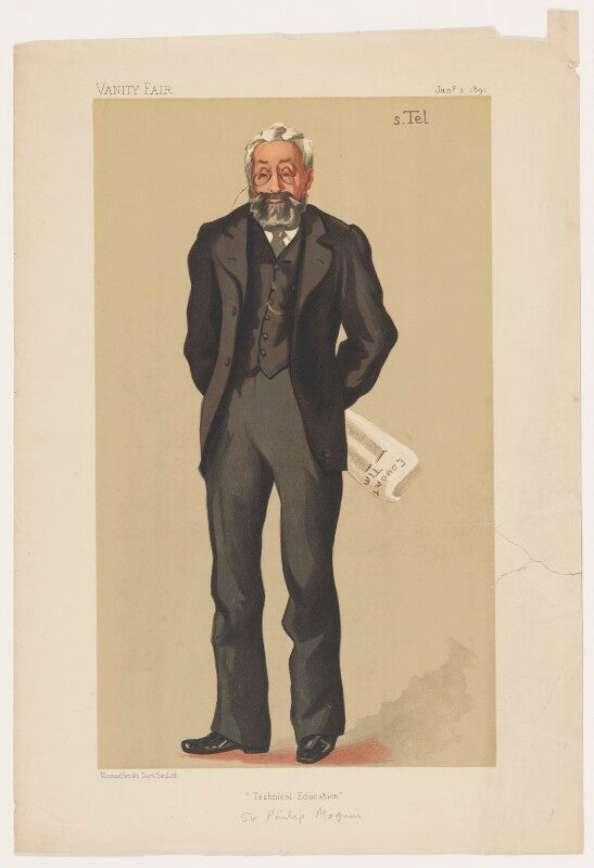 Sir philip magnus, 1st bt ('technical education') npg d34841