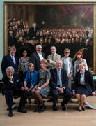Trustees of the National Portrait Gallery, 2017 (Rob Dickins; Brian Allen; Rachel Wang; Joanna Kennedy; Sir Michael Hintze; Rosalind ('Polly') Blakesley; Christopher Mark Le Brun; Sir William Proby; Dame Carol Mary Black; Kim Evans; Allegra Berman) NPG x200034