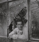 Michael Rennie during the filming of 'The Golden Madonna' NPG Ax39678