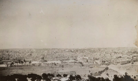 'Jerusalem from Mount of Olives' NPG Ax183233