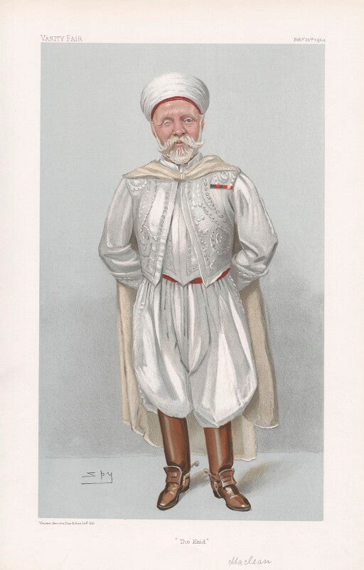 Sir harry aubrey de vere maclean ('men of the day. no. 909. "the kaid"') npg d45211