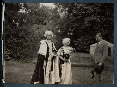 Lord David Cecil; Rachel (née MacCarthy), Lady David Cecil; Siegfried Sassoon NPG Ax143585