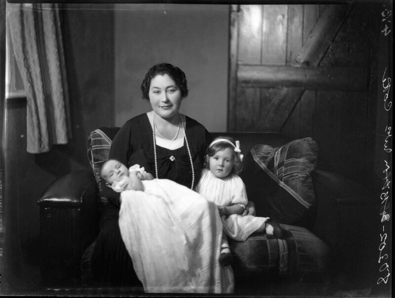Elizabeth coke (née de beaumont) and daughters npg x151792