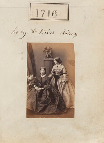 Probably Katherine Margaret (née Airey), Lady Cotterell; Harriett Mary Everard (née Talbot), Lady Airey NPG Ax51107