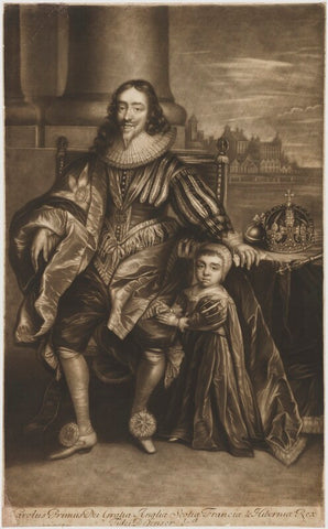 King Charles I; King Charles II NPG D32116