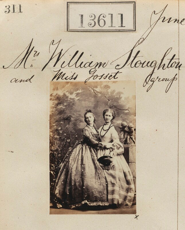 Mrs william stoughton; miss gosset npg ax63244