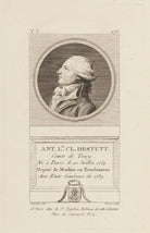 Antoine Louis Claude Destutt, comte de Tracy NPG D15786