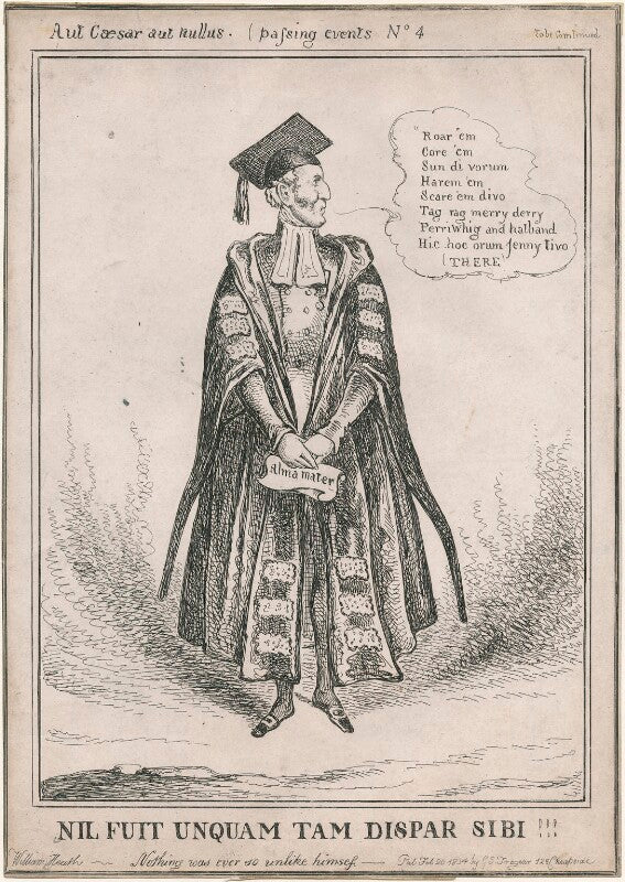 Arthur wellesley, 1st duke of wellington ('nil fuit unquam tam dispar sibi!!!') npg d48863