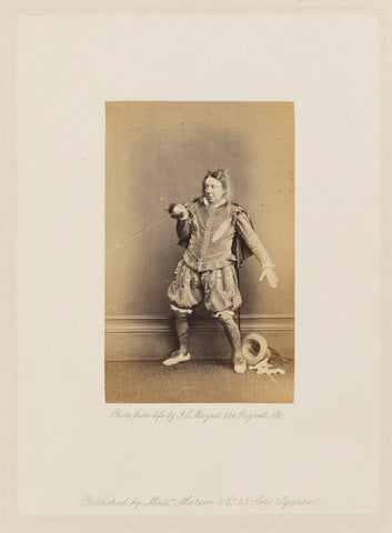 John Baldwin Buckstone as Sir Andrew Aguecheek in 'Twelfth Night' NPG Ax27683