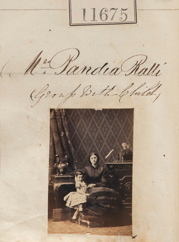 Mrs Pandia Ralli and child NPG Ax61358