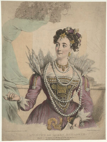 Margaret Agnes Bunn (née Somerville) as Elizabeth in 'Kenilworth' NPG D32386