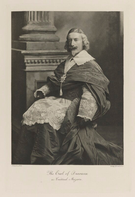 Windham thomas wyndham quin, 4th earl of dunraven and mount earl as cardinal mazarin npg ax41140