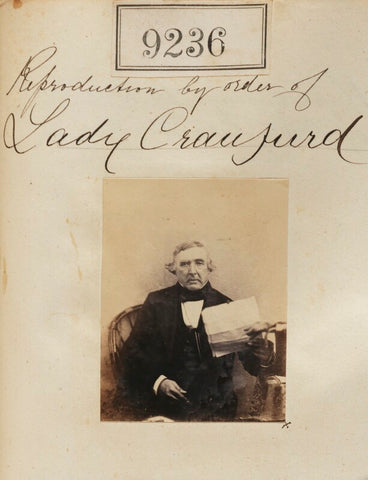 'Reproduction by order of Lady Crawfurd' NPG Ax59059