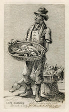 Unknown man selling fish ('Live Haddock') NPG D40090