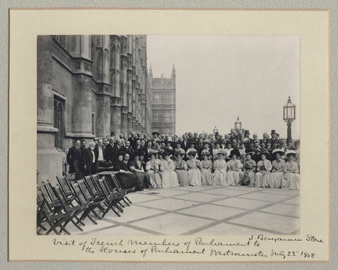 'Visit of French Members of Parliament to the Houses of Parliament' NPG x135017