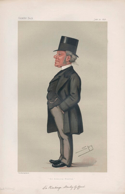 Hardinge stanley giffard, 1st earl of halsbury ('statesmen. no. 274.') npg d43854