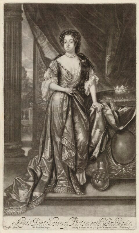 Louise de kéroualle, duchess of portsmouth npg d30507