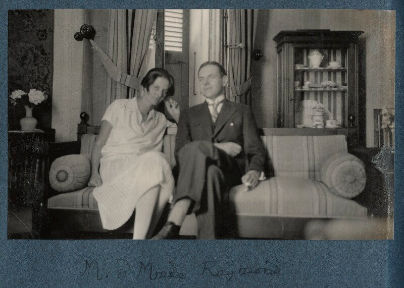 Catherine colomb (marie louise ('marion') reymond (née colomb)); jean reymond npg ax142652