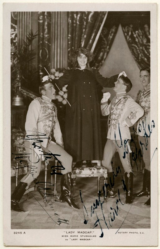 Reginald kenneth; marie studholme as lady madcap and george edwards (né harold parks) in 'lady madcap' npg ax160441