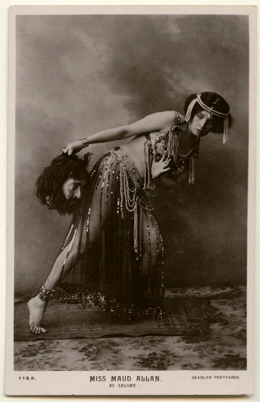 Maud allan as salome in 'the vision of salome' npg ax160375