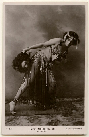 Maud Allan as Salome in 'The Vision of Salome' NPG Ax160375