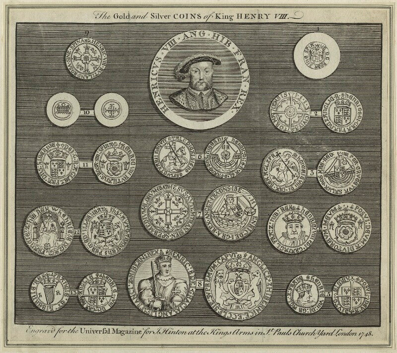 The gold and silver coins of king henry viii npg d24145