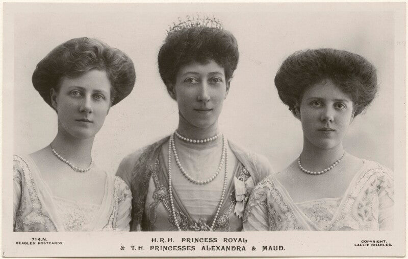 Princess alexandra, princess arthur of connaught; princess louise, duchess of fife; princess maud, countess of southesk npg x193227