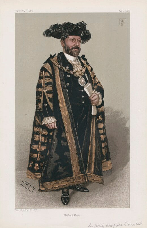 Sir joseph cockfield dimsdale ('statesmen. no. 755.') npg d45141