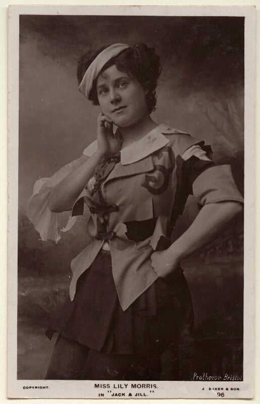 Lily morris (née lilles mary crosby) in 'jack & jill' npg ax160092