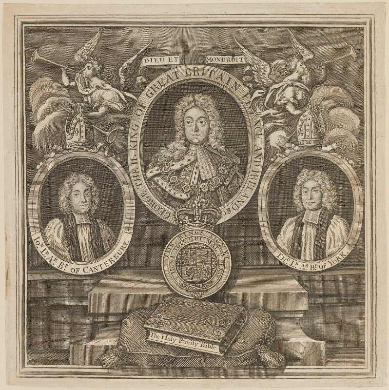 John potter; king george ii; thomas herring npg d13952